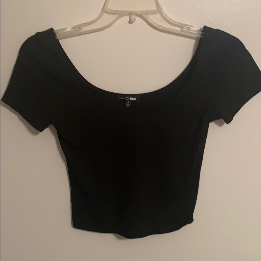 Black Crop Top